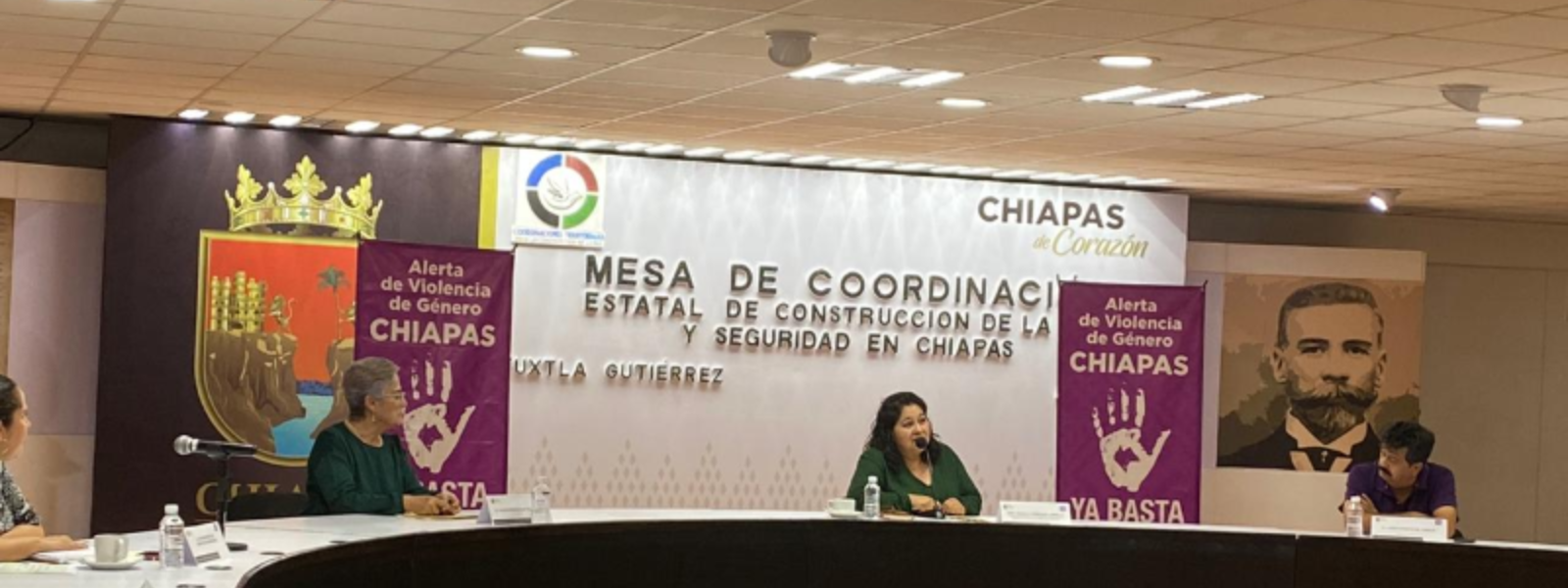 Reunión para dar seguimiento a las acciones entre la Coordinación de AVGM y los municipios decretados con Alerta
